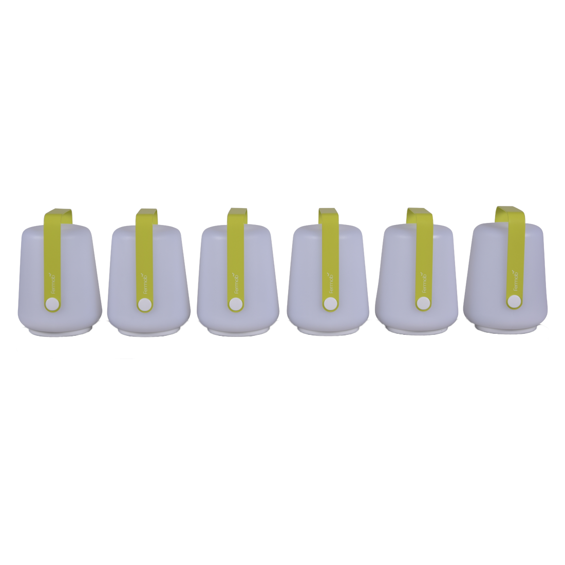 LOT DE 6 LAMPES H.12 CM
